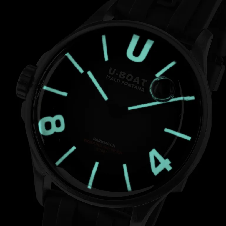 U-Boat Darkmoon Black SS Watch