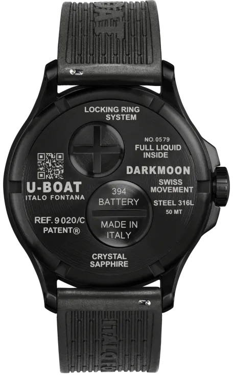 U-Boat Darkmoon Blue PVD Soleil Watch