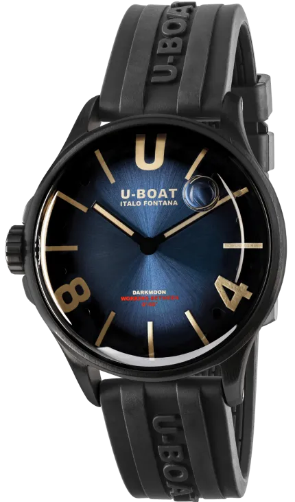 U-Boat Darkmoon Blue PVD Soleil Watch