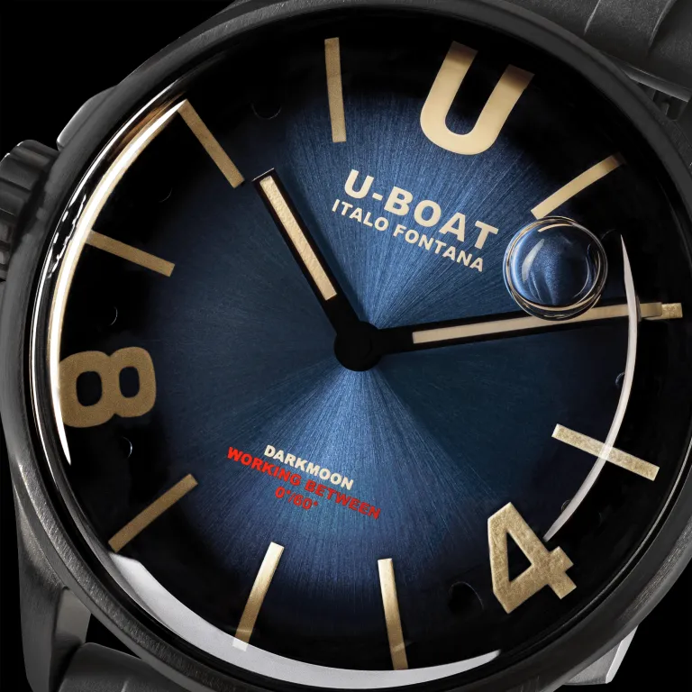 U-Boat Darkmoon Blue PVD Soleil Watch