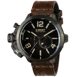 U-Boat Men's Watch Capsule Limited Edition 50mm Black Brown  8805