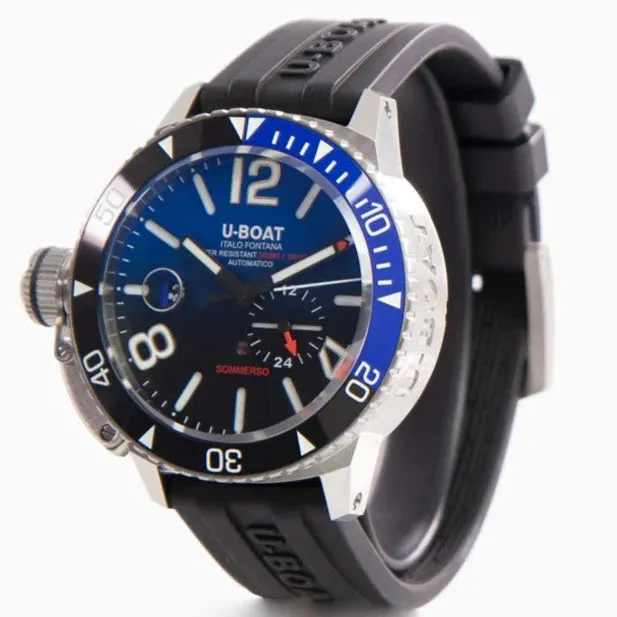 U-Boat Sommerso 46 SS Black Men's Watch U9519