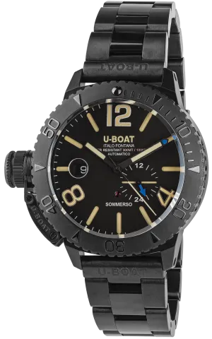 U-Boat Sommerso 46mm DLC Bracelet Watch
