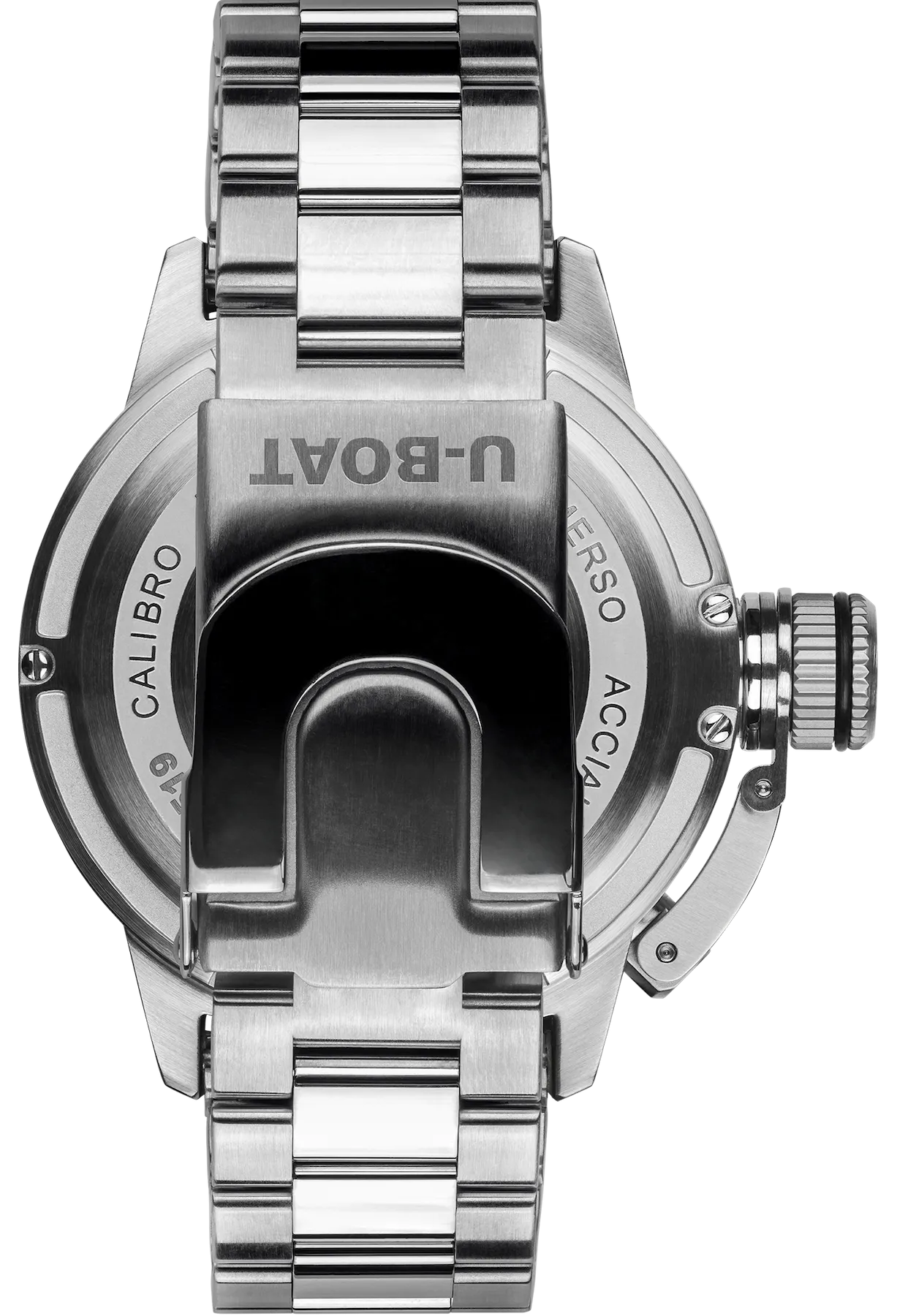 U-Boat Sommerso Ghiera Ceramica Bicolore Quadrante Blue Bracelet Watch