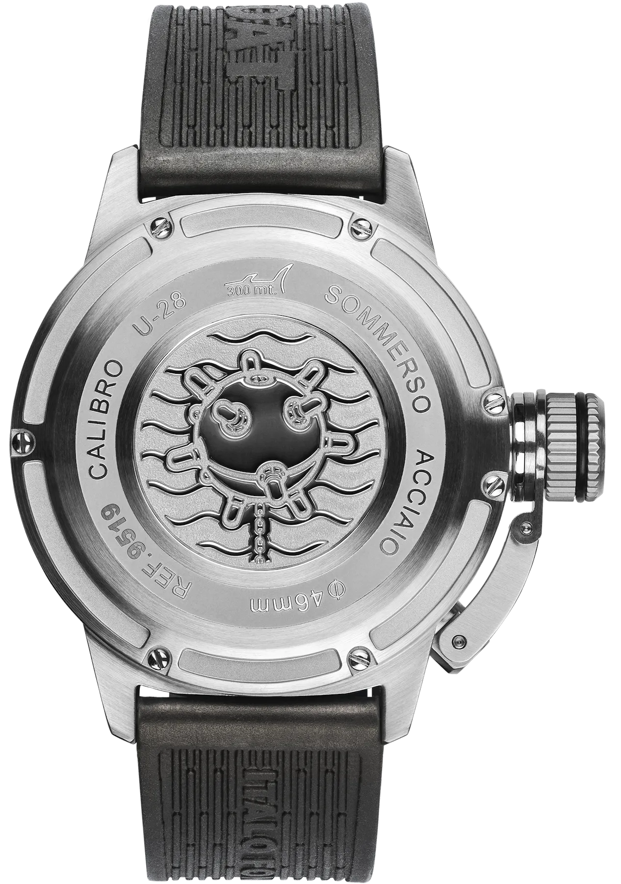 U-Boat Sommerso Ghiera Ceramica Bicolore Quadrante Blue Watch