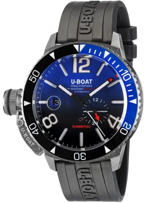 U-Boat Sommerso Ghiera Ceramica Bicolore Quadrante Blue Watch