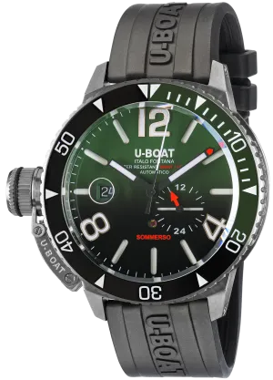 U-Boat Sommerso Ghiera Ceramica Bicolore Quadrante Green Watch