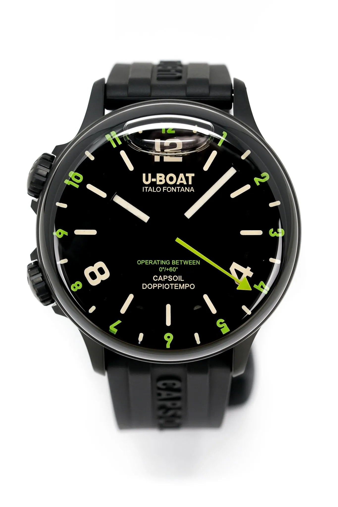 U-Boat Watch Capsoil Doppiotempo 45 DLC Green Rehaut 8840/A