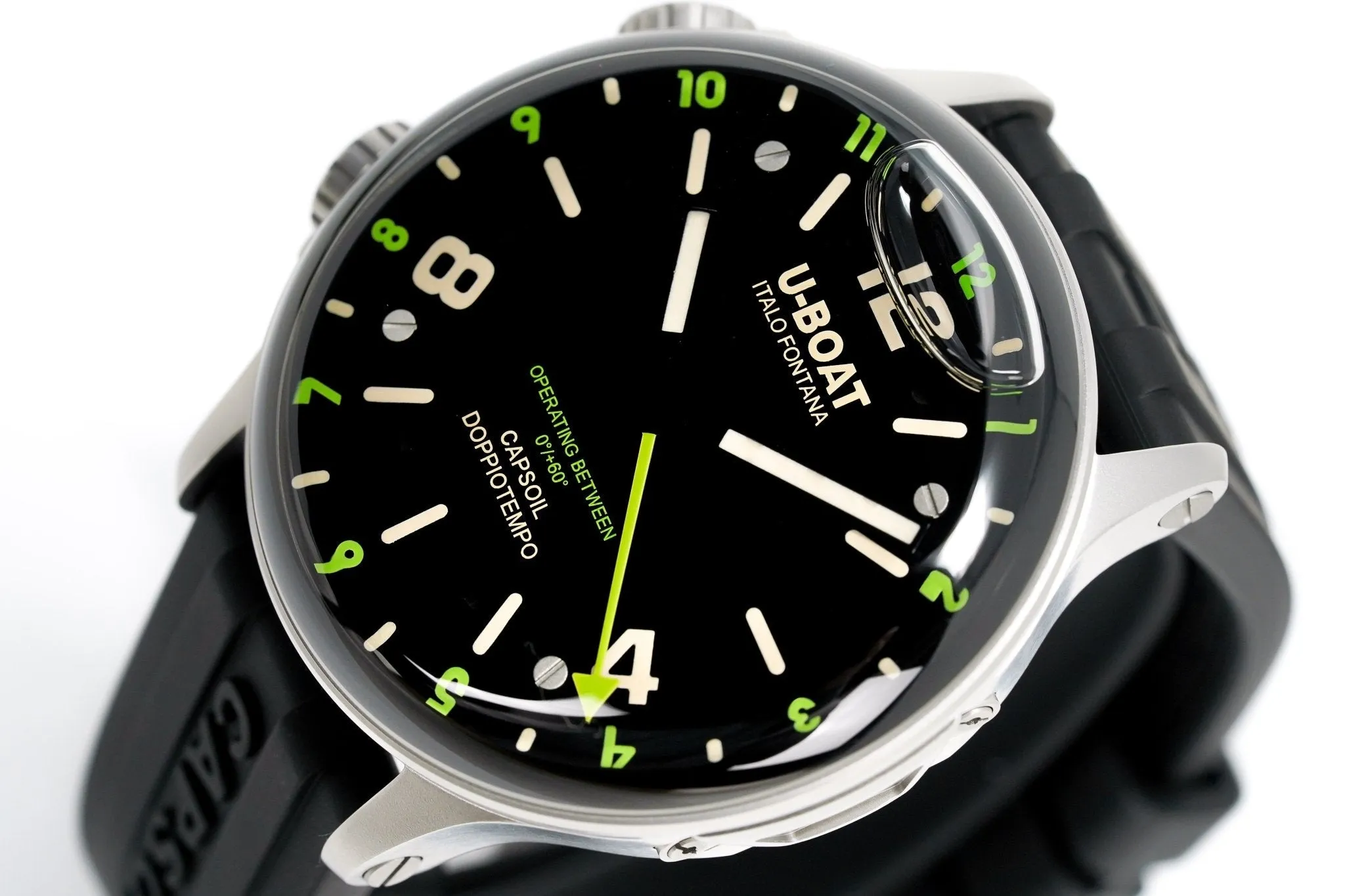 U-Boat Watch Capsoil Doppiotempo 45 Green Rehaut 8838/B