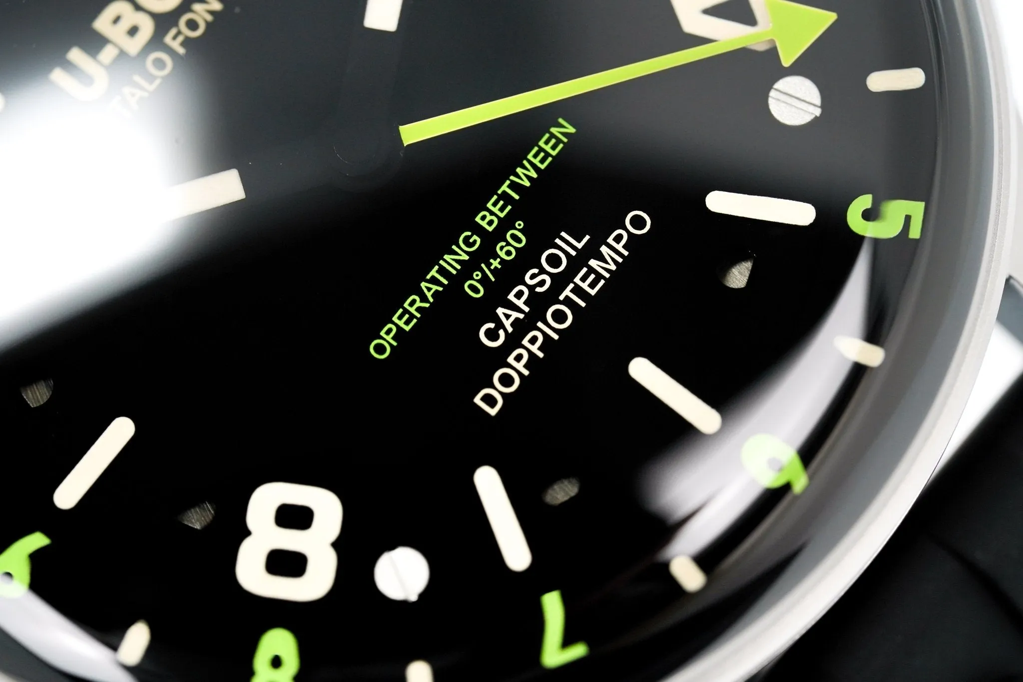 U-Boat Watch Capsoil Doppiotempo 45 Green Rehaut 8838/B