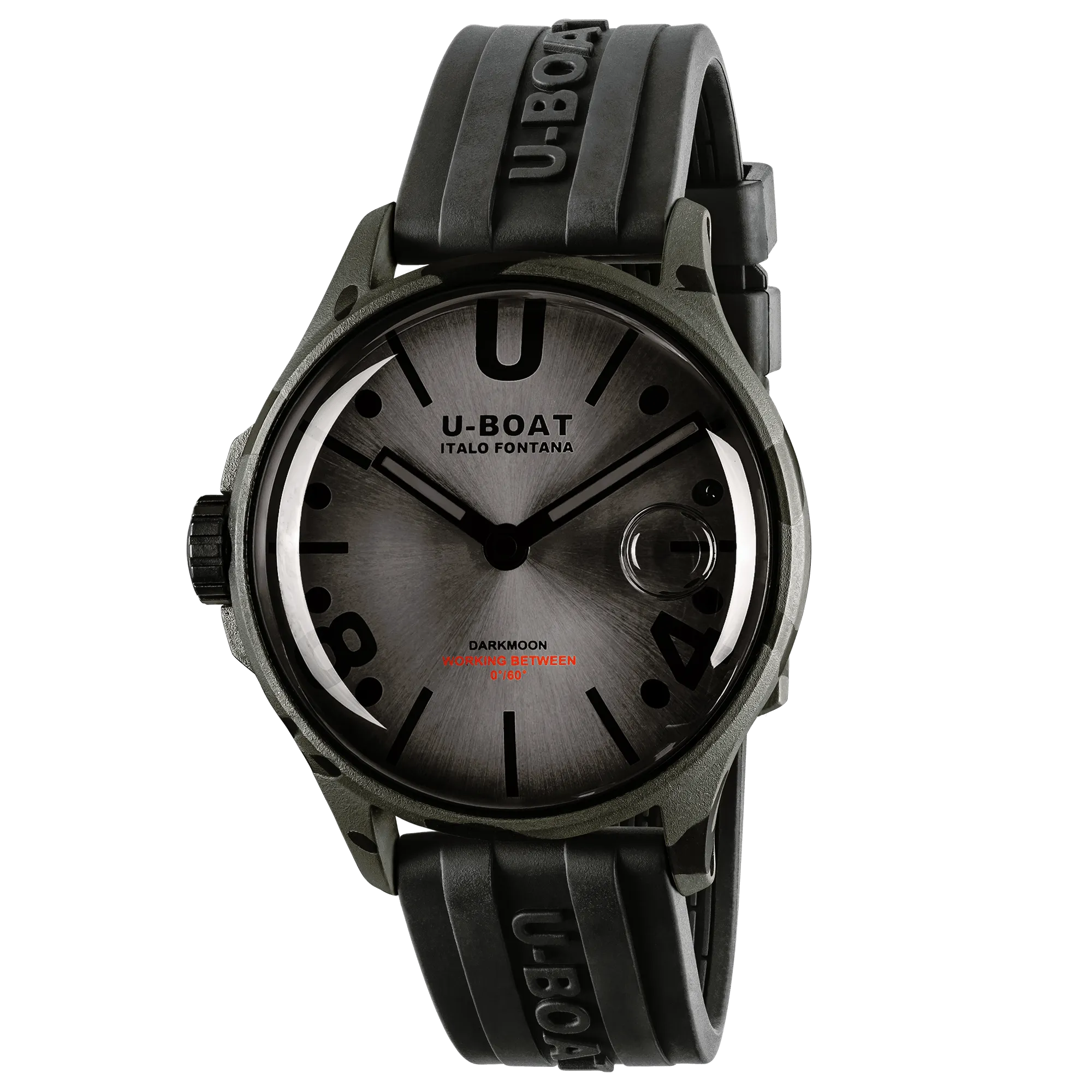 U-Boat Watch Darkmoon 44 GY Camouflage Curved Black 9550