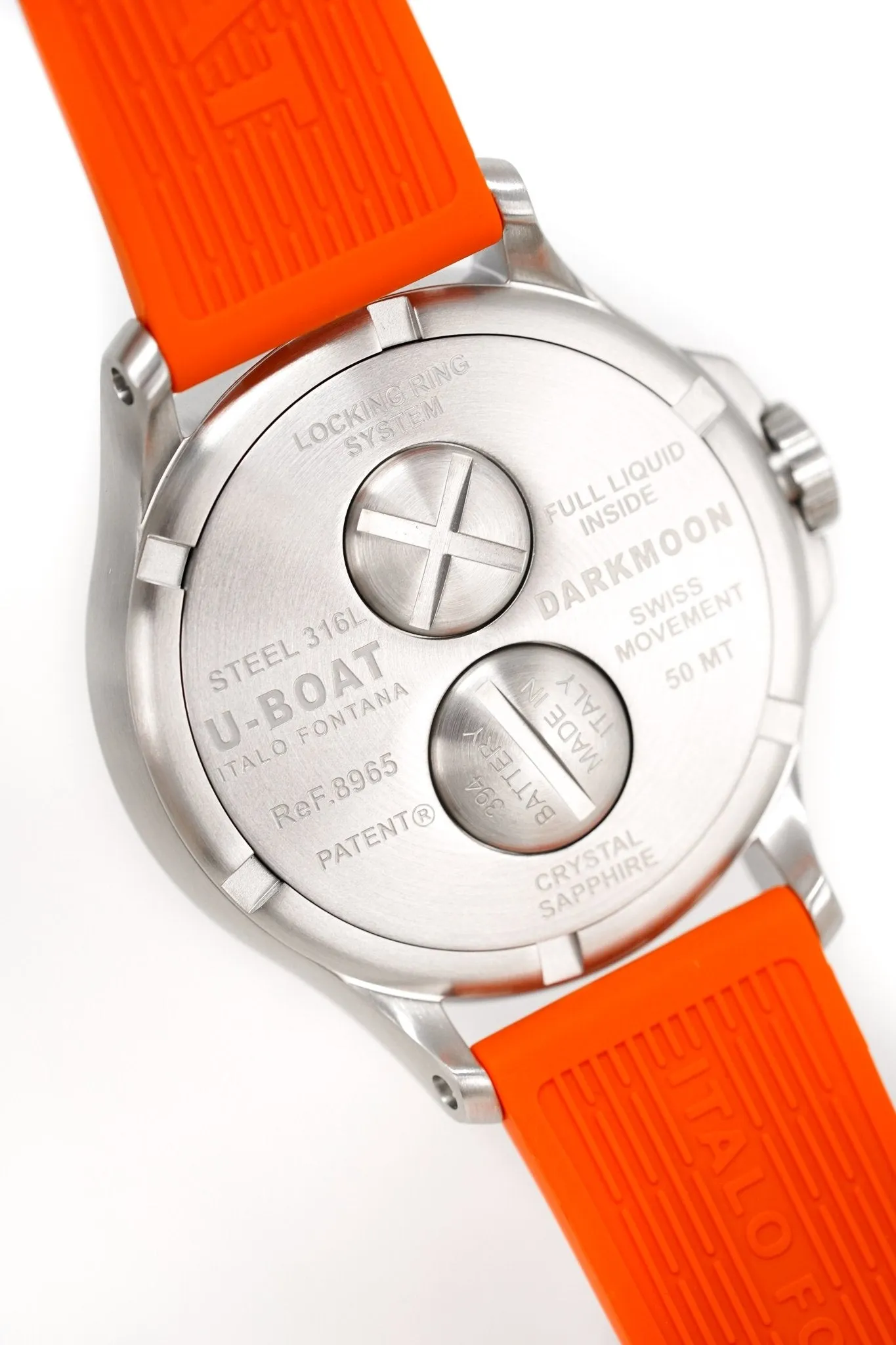U-Boat Watch Darkmoon 44 Orange 8965