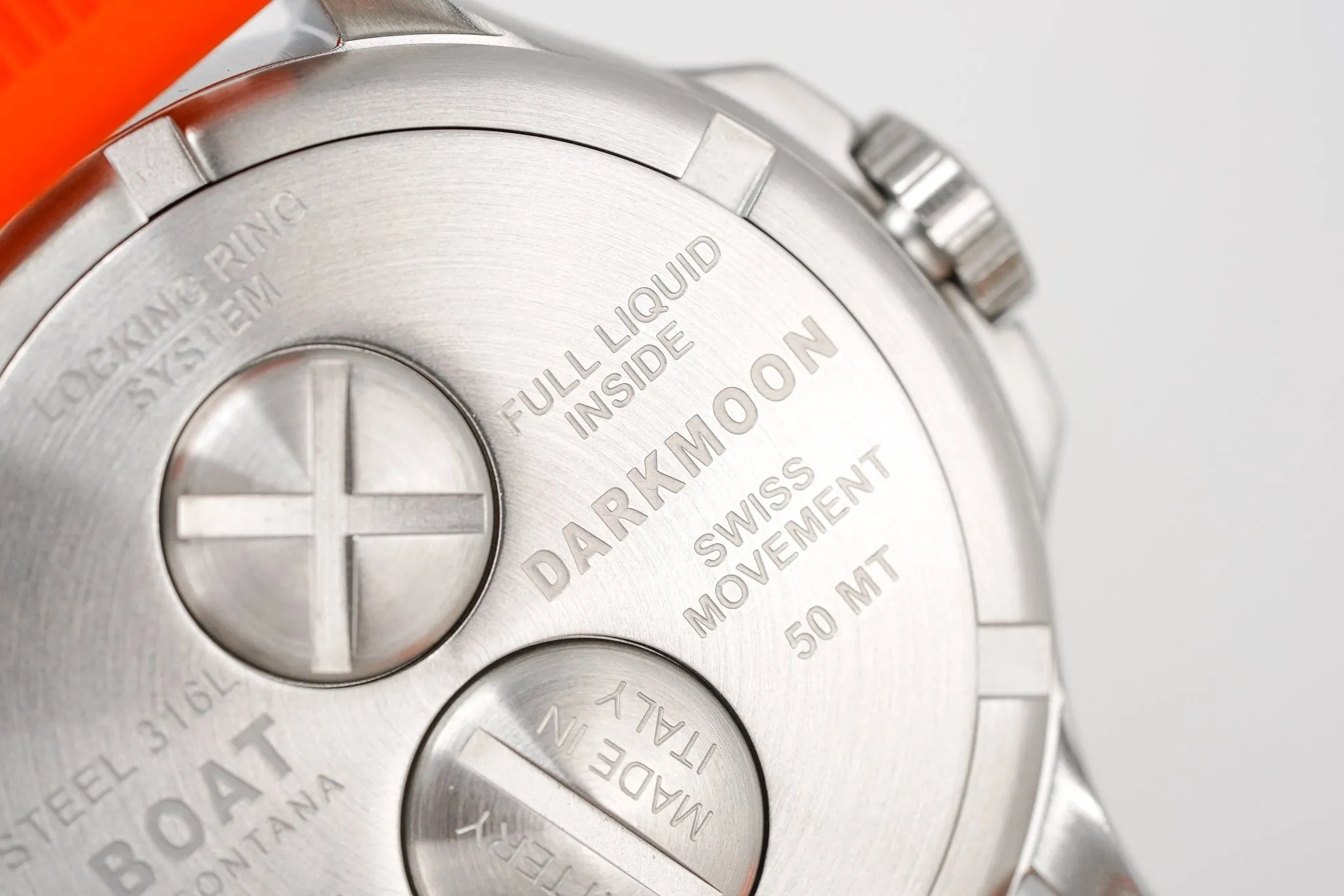 U-Boat Watch Darkmoon 44 Orange 8965