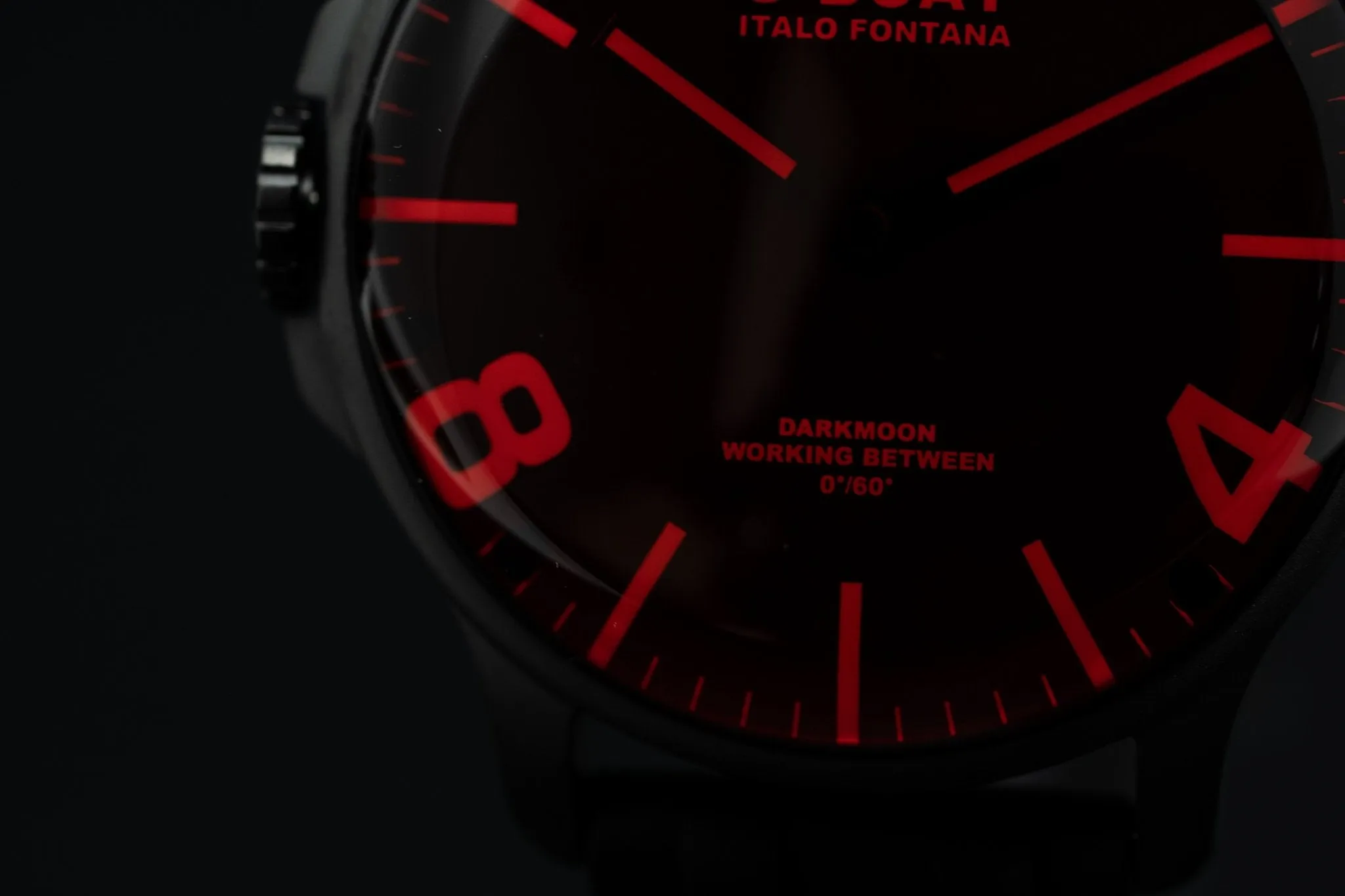 U-Boat Watch Darkmoon 44 Red 8466