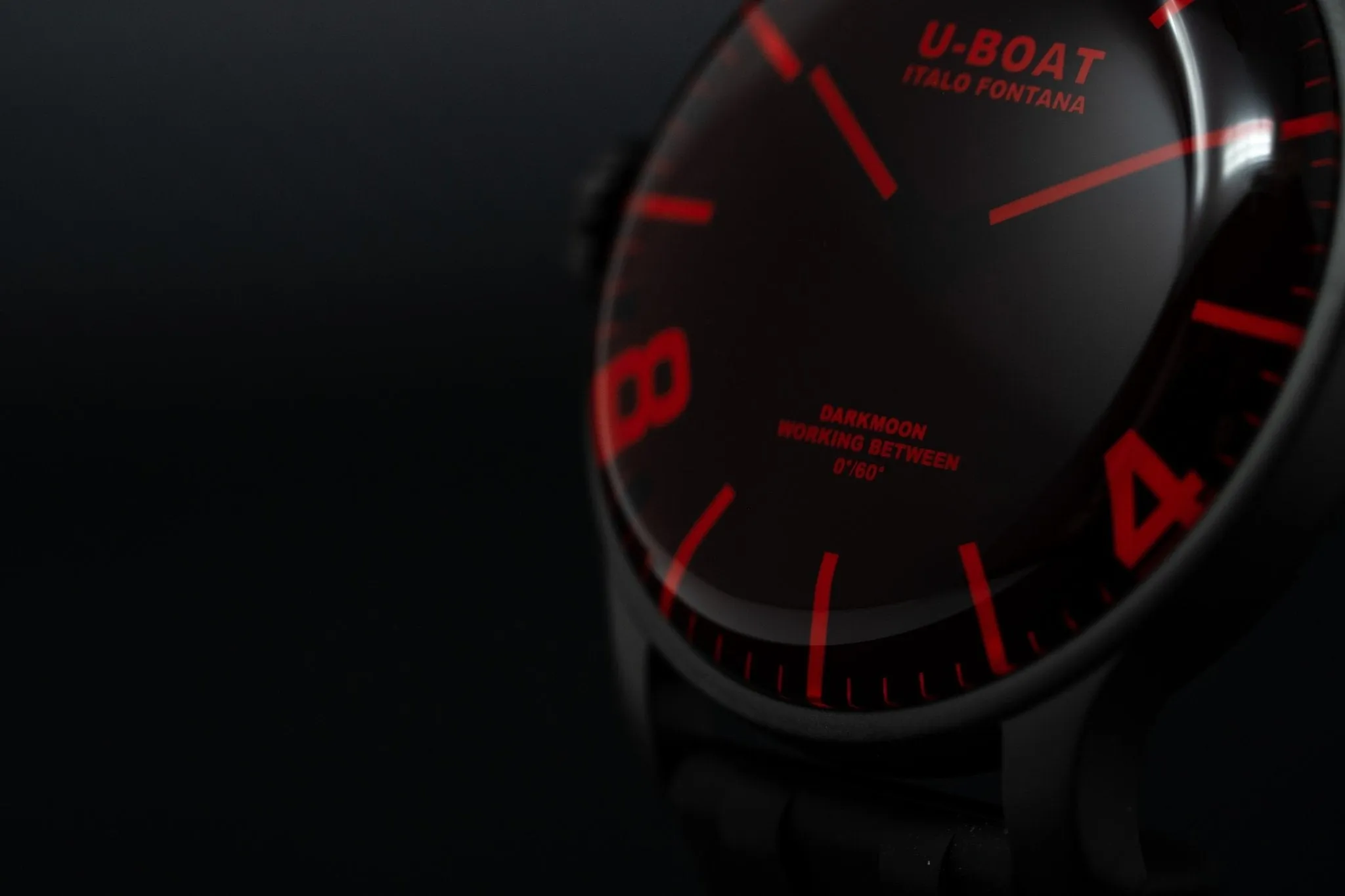 U-Boat Watch Darkmoon 44 Red 8466