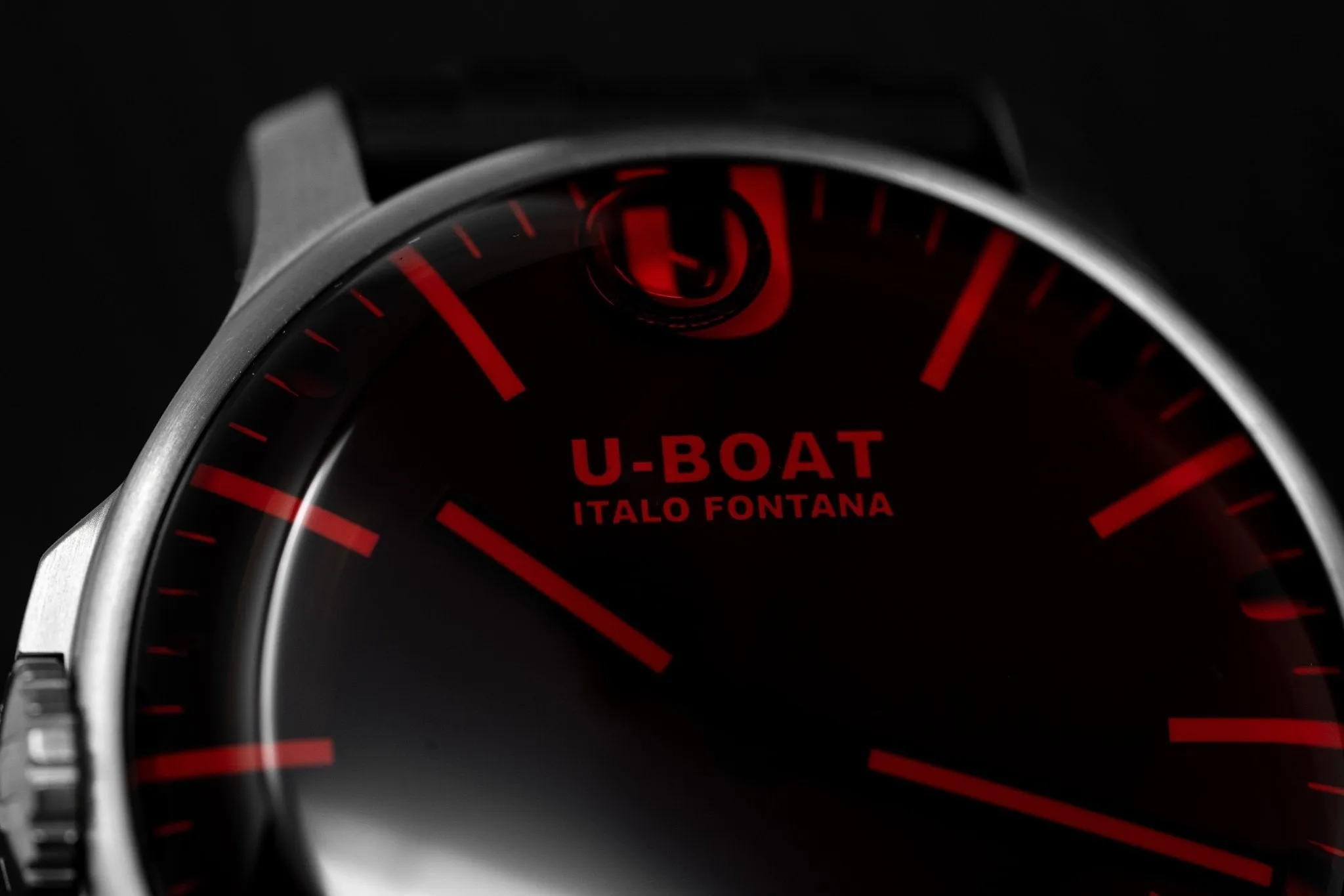 U-Boat Watch Watch Darkmoon 44 Red Steel 8465