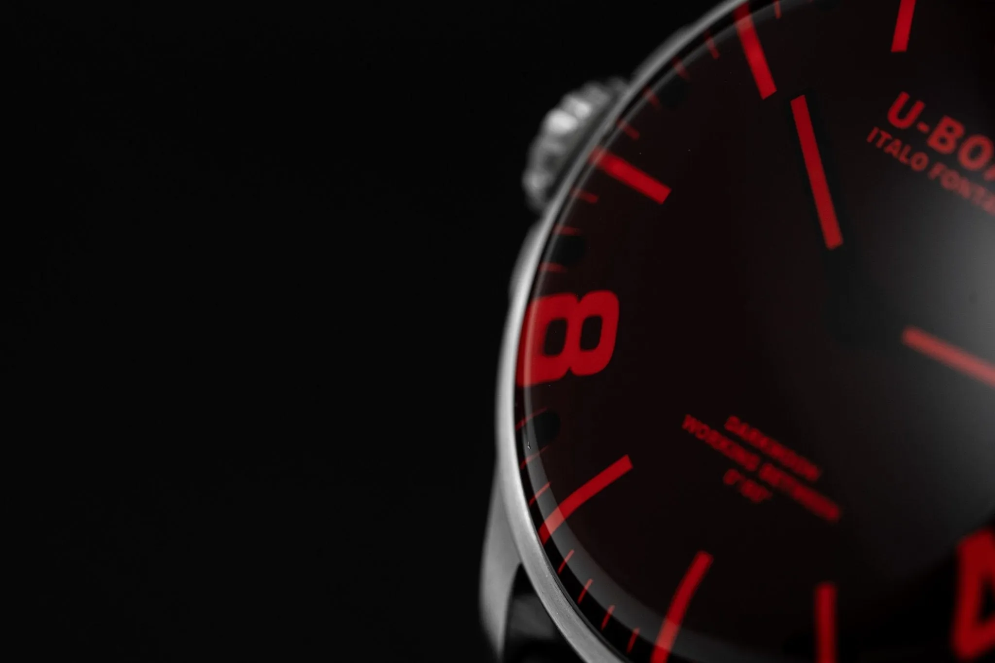 U-Boat Watch Watch Darkmoon 44 Red Steel 8465