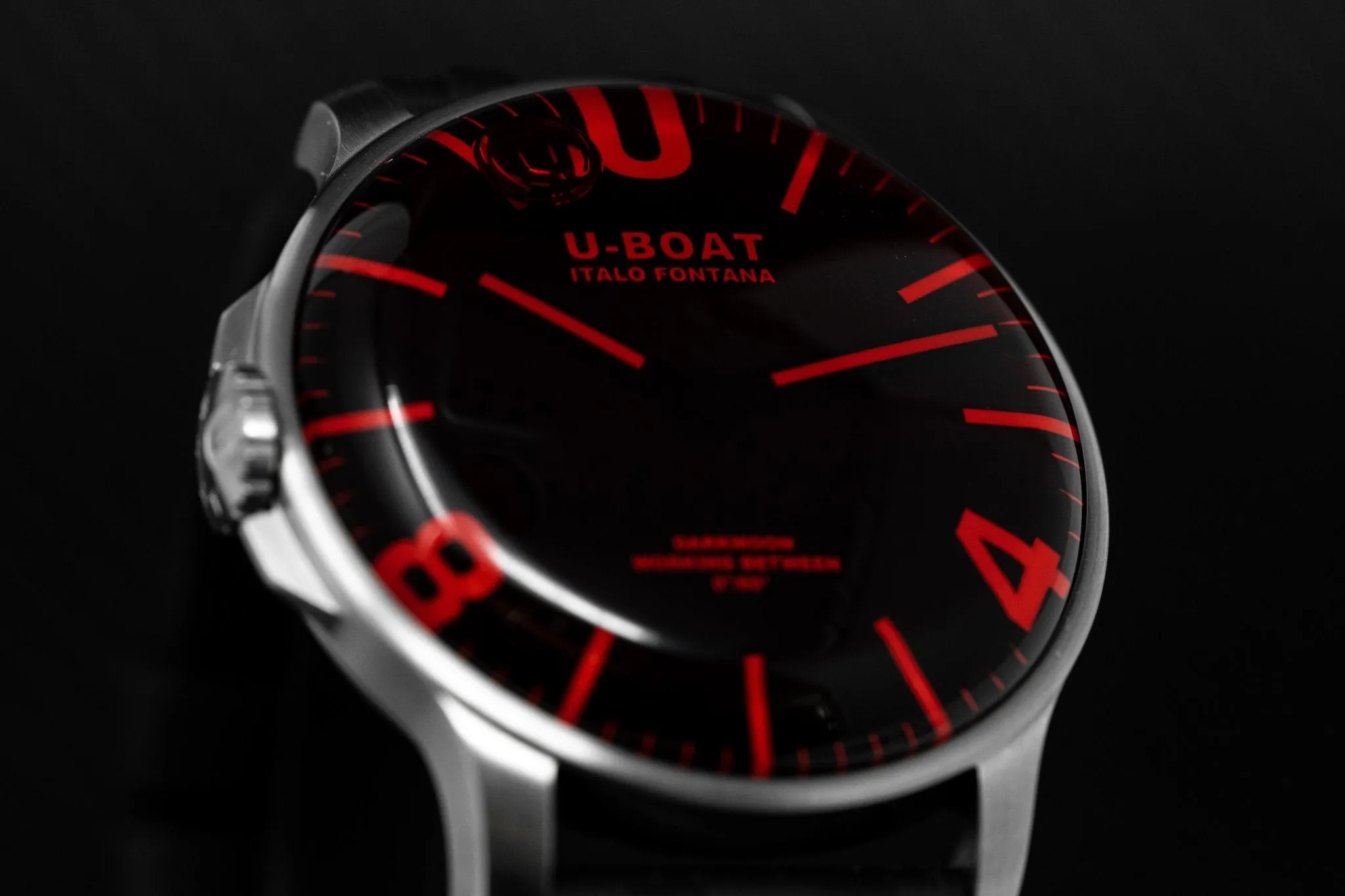 U-Boat Watch Watch Darkmoon 44 Red Steel 8465