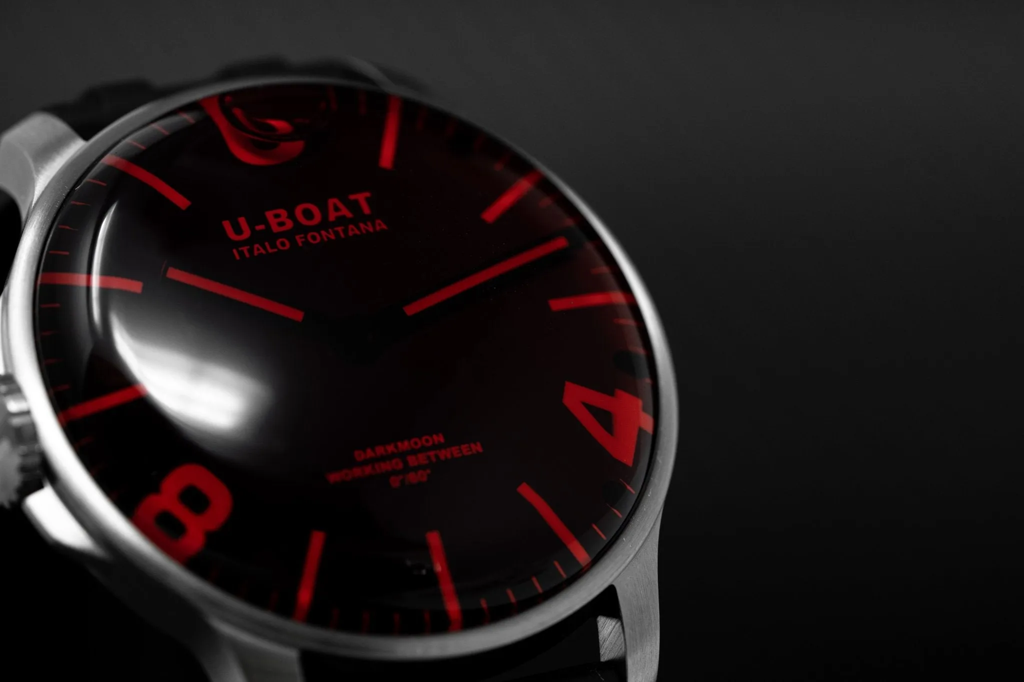 U-Boat Watch Watch Darkmoon 44 Red Steel 8465