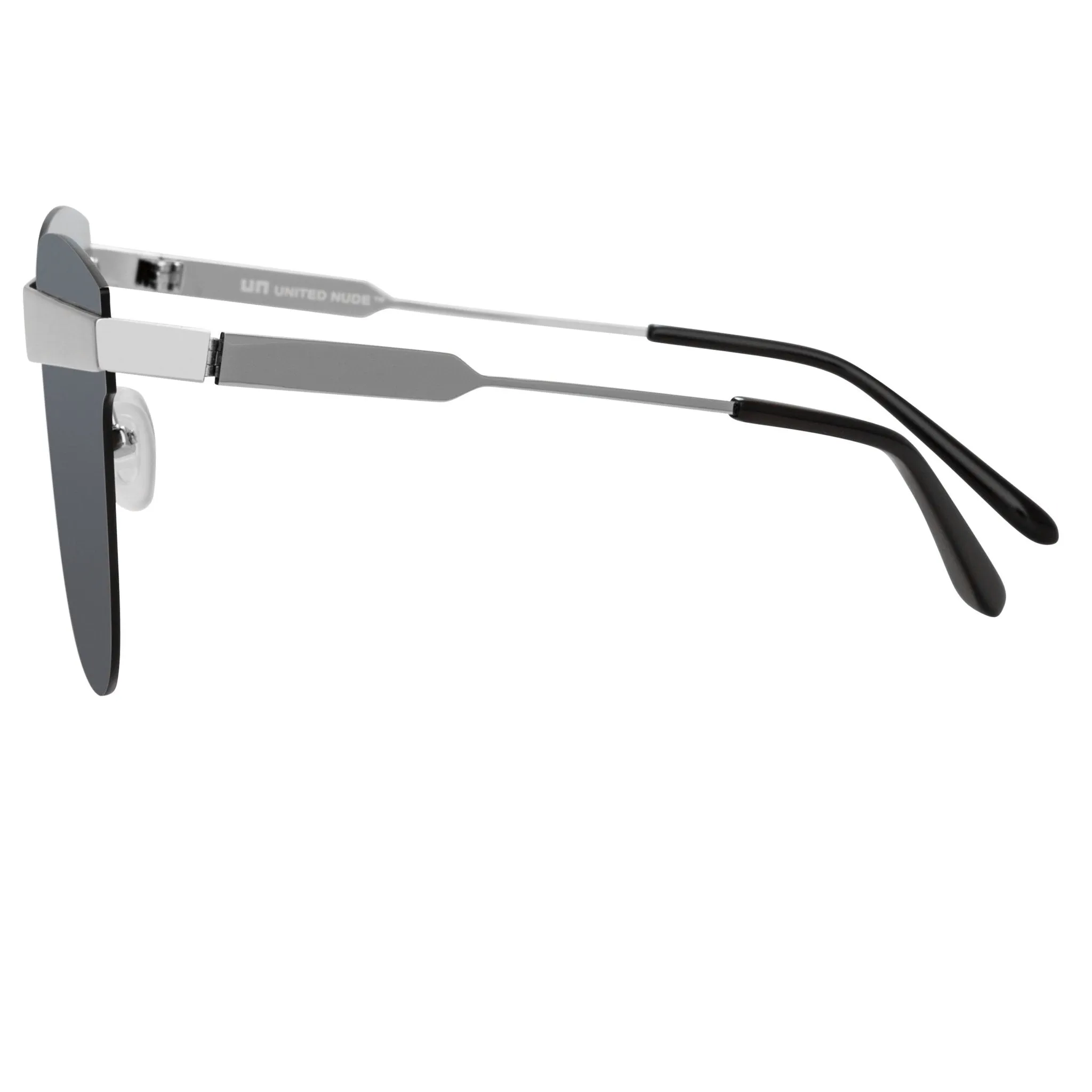 United Nude Sunglasses D-Frame Silver and Grey