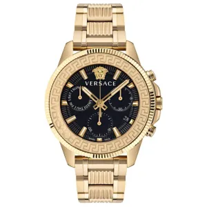 Versace Greca Action Chrono Men's Gold Watch VE3J00622