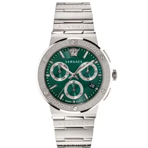 Versace Greca Logo Men's Green Watch VEZ900121