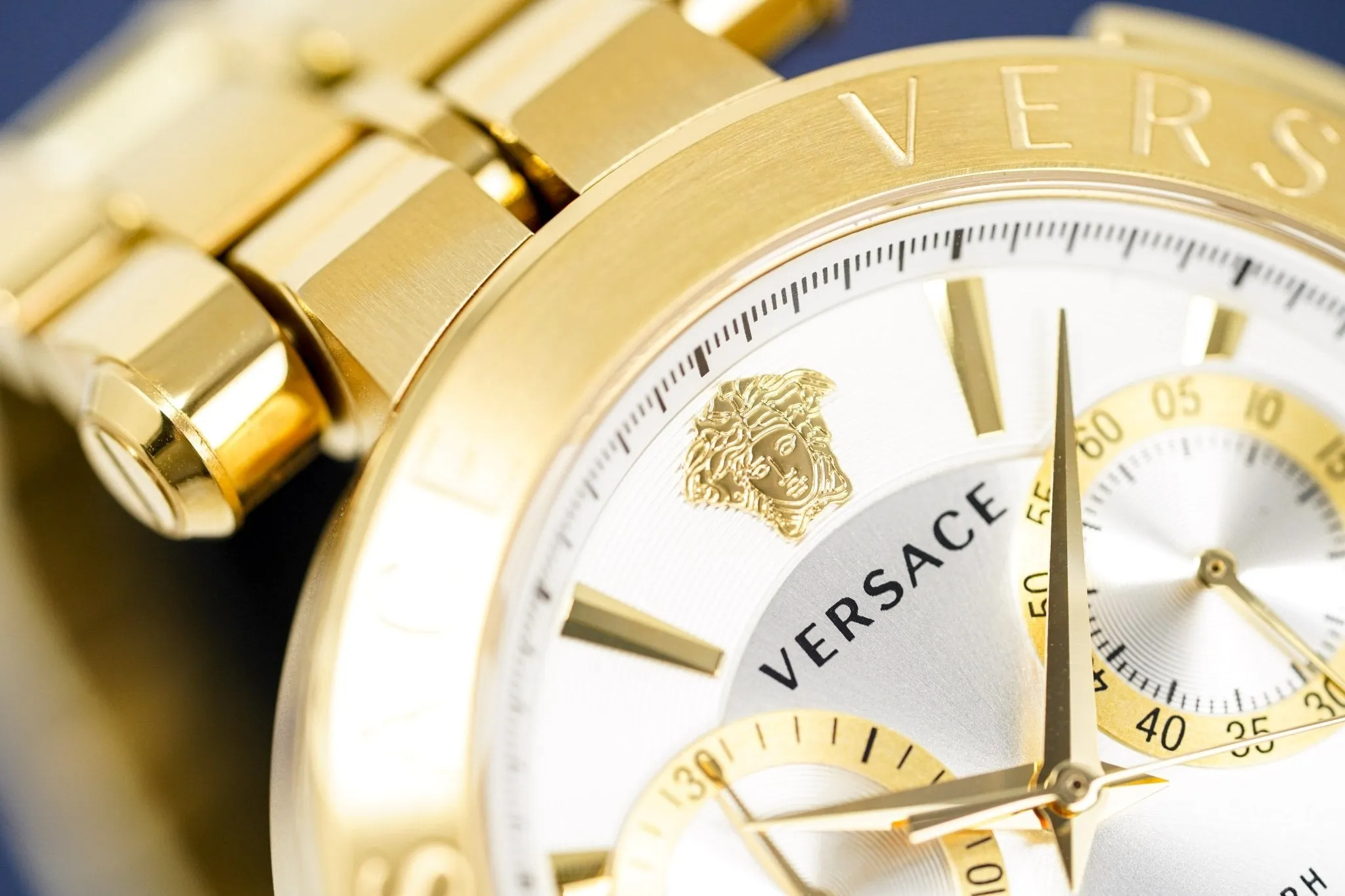 Versace Men's Chronograph Watch Aion Gold VBR060017
