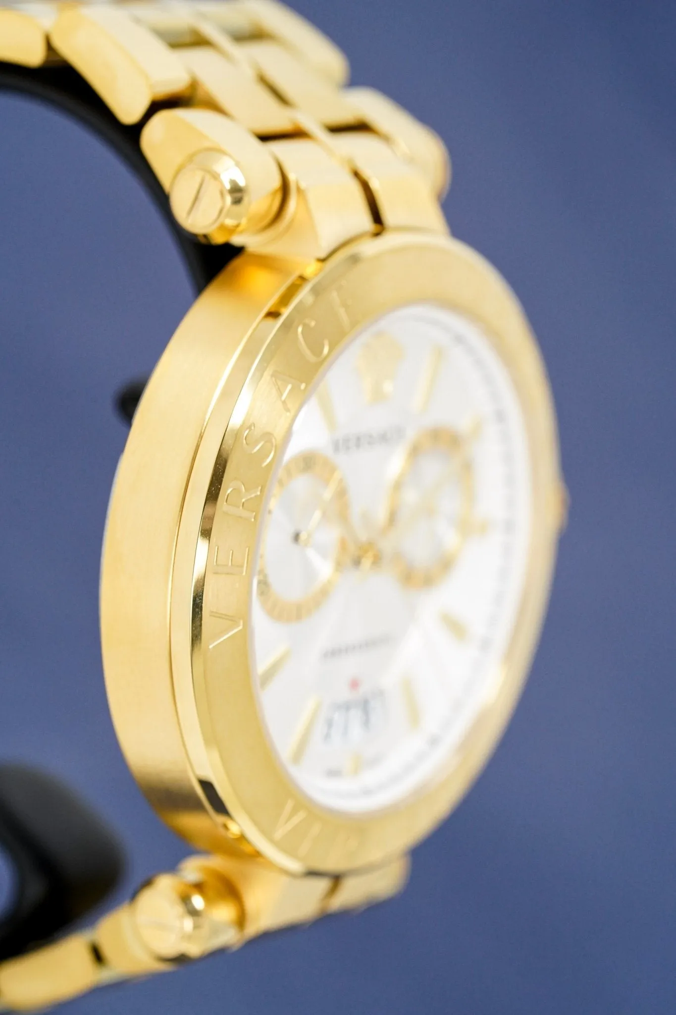 Versace Men's Chronograph Watch Aion Gold VBR060017