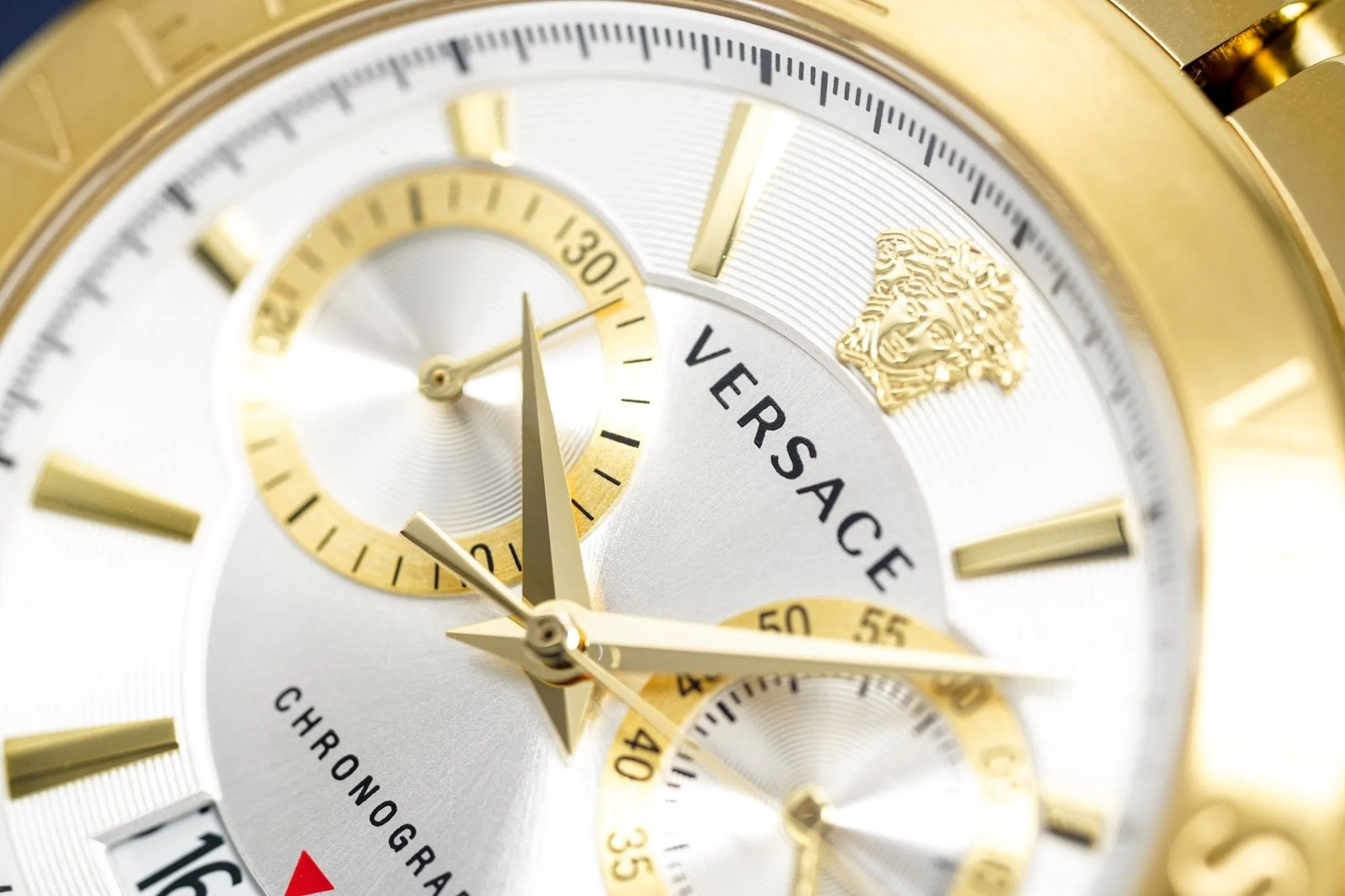 Versace Men's Chronograph Watch Aion Gold VBR060017