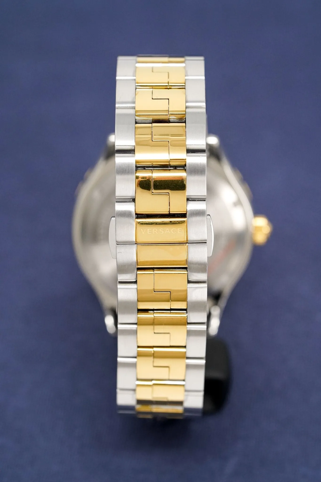 Versace Men's Watch Hellenyium GMT Brown Two-Tone Bracelet V11040015