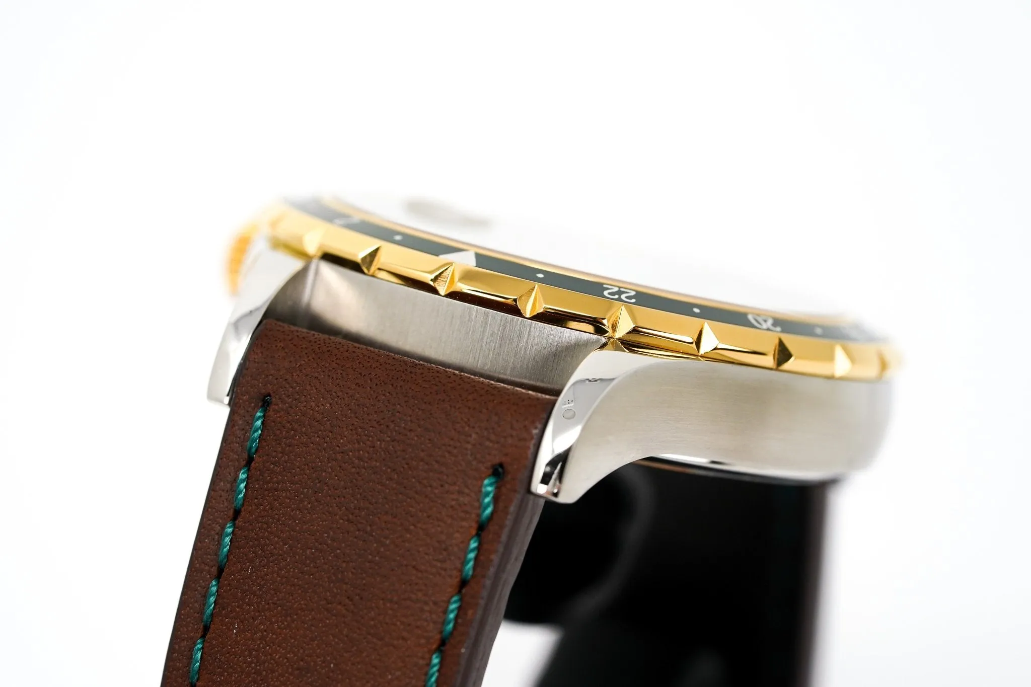Versace Men's Watch Hellenyium GMT Green Leather V11090017