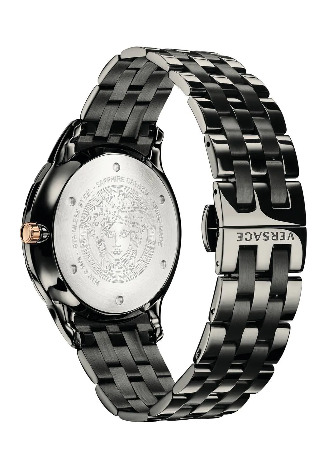 Versace Men's Watch Univers GMT Black Bracelet VEBK00618