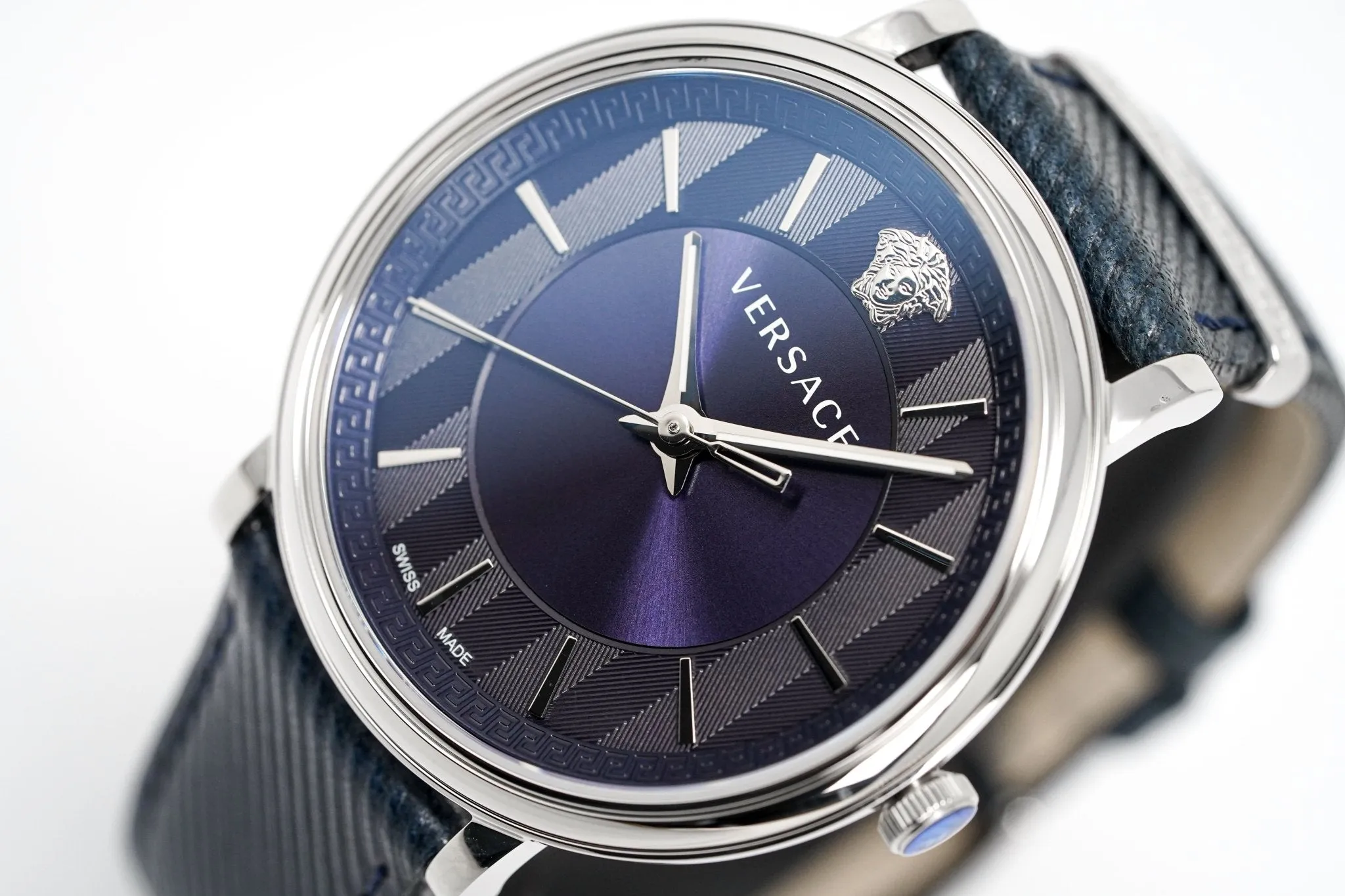 Versace Men's Watch V-Circle Blue VE5A00120