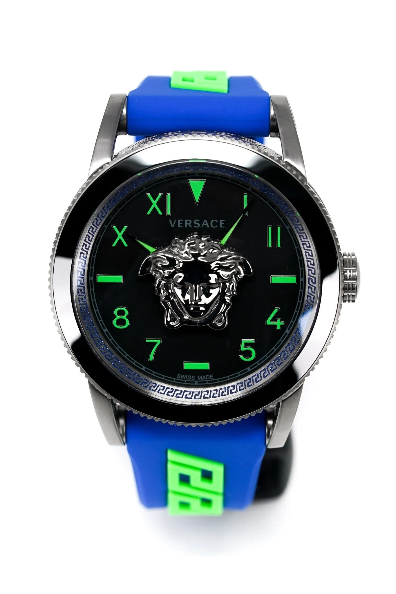Versace Men's Watch V-Palazzo 43mm Blue VE2V00722