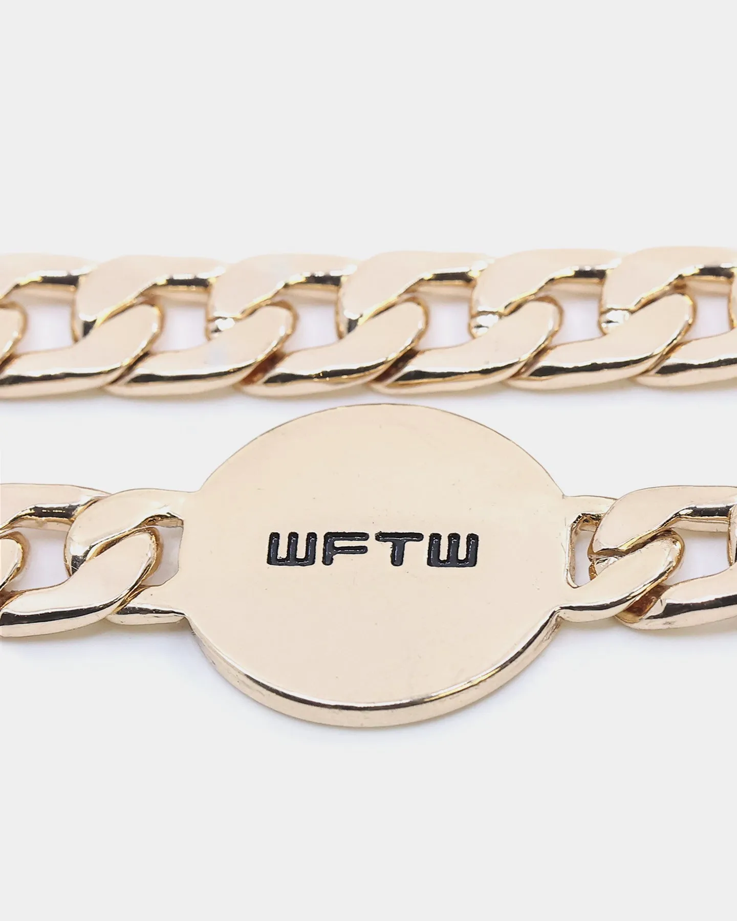 Wild For The Weekend Baller Bear Coin Bracelet Gold