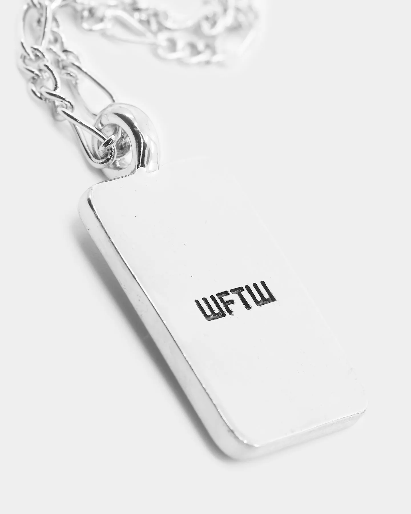 Wild for the Weekend Serpentine Rectangle Necklace Silver