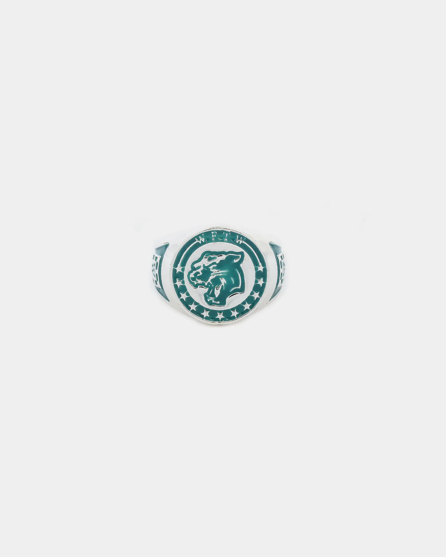 Wild For The Weekend Wildcats Coin Signet Ring (Medium) Silver