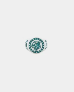 Wild For The Weekend Wildcats Coin Signet Ring (Medium) Silver