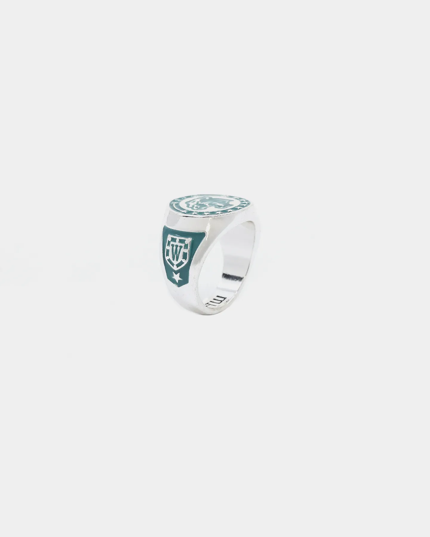 Wild For The Weekend Wildcats Coin Signet Ring (Medium) Silver
