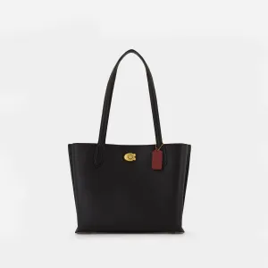 Willow Tote Bag - Coach - Leather - Black