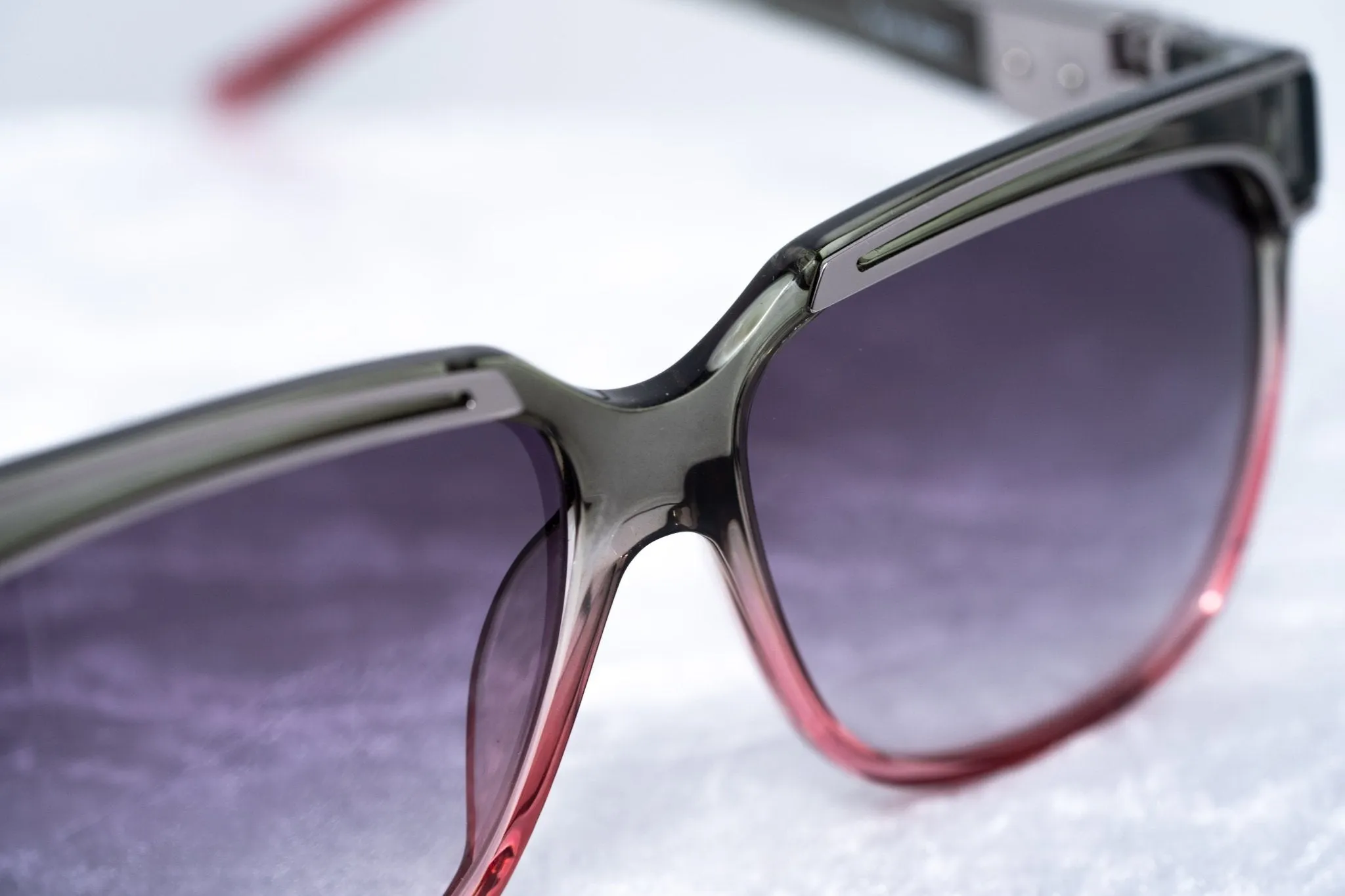 Yohji Yamamoto Sunglasses Rectangular Pink and Purple