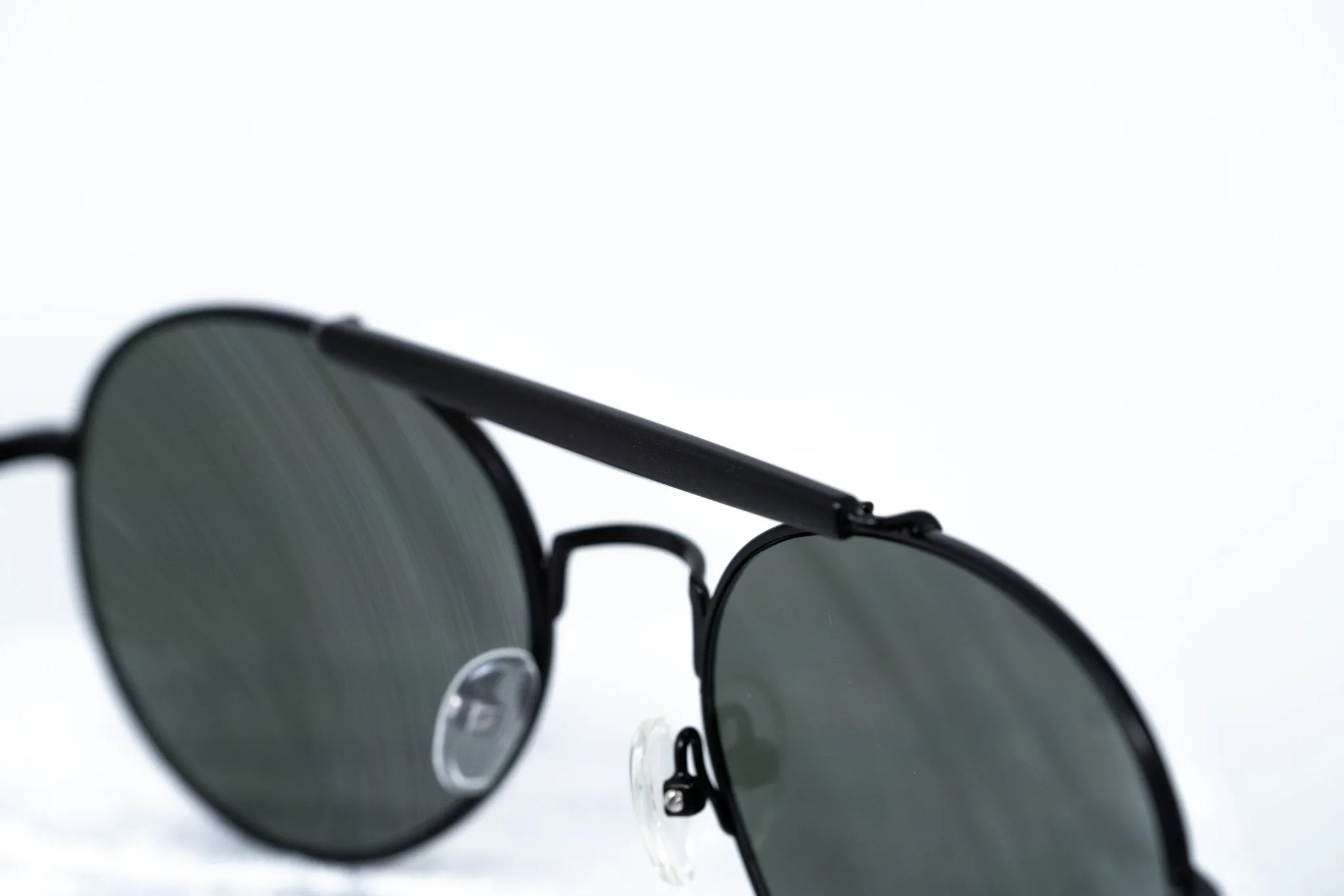 Yohji Yamamoto Sunglasses Round Black and Grey YY12RIDERC3SUN