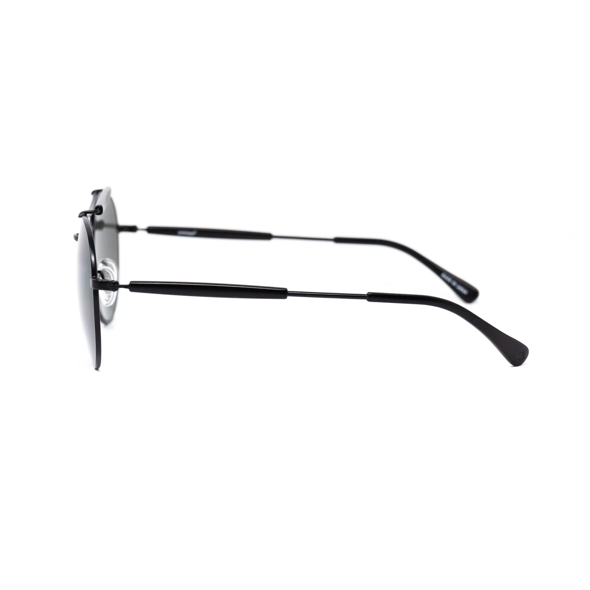 Yohji Yamamoto Sunglasses Round Black and Grey YY12RIDERC3SUN