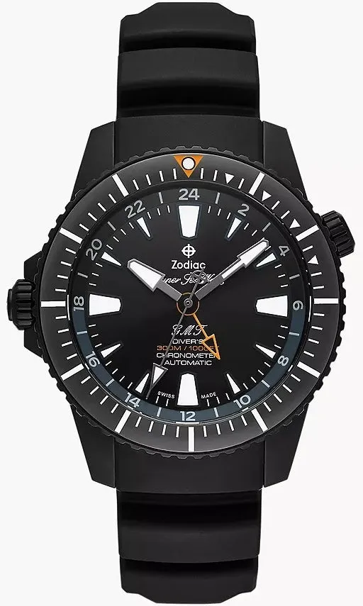 Zodiac Super Sea Wolf Pro Diver GMT Limited Edition Watch