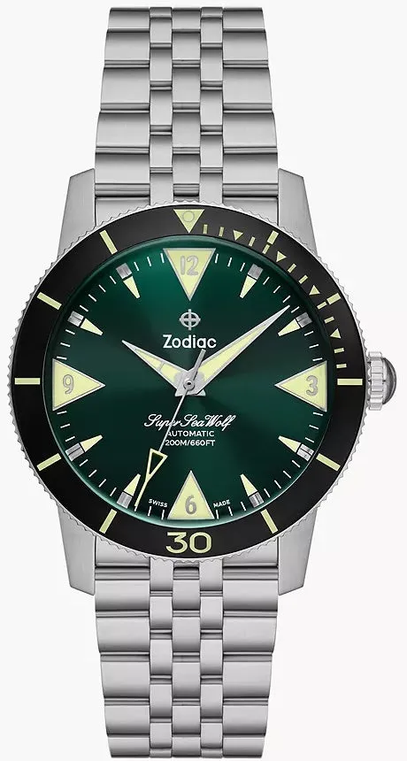 Zodiac Super Sea Wolf Skin Diver Watch