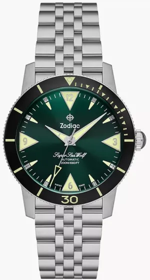 Zodiac Super Sea Wolf Skin Diver Watch
